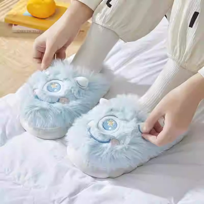 Furry Monster Slippers