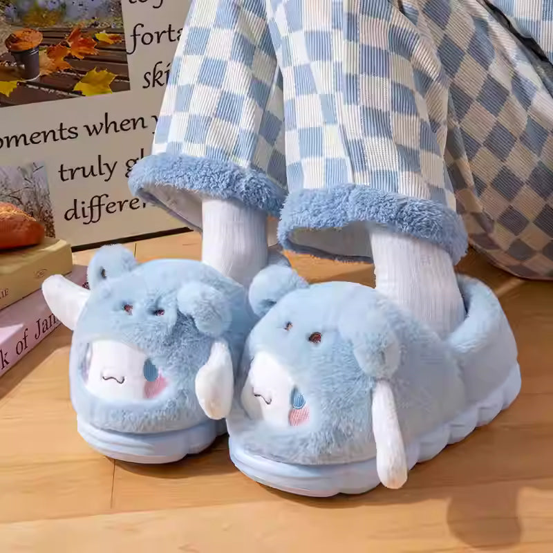 Cinnamon Dog Slippers