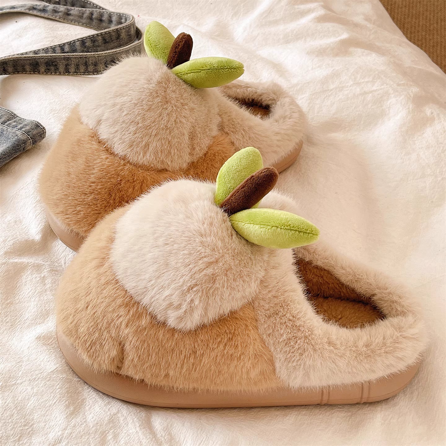 Cute Apple Slippers