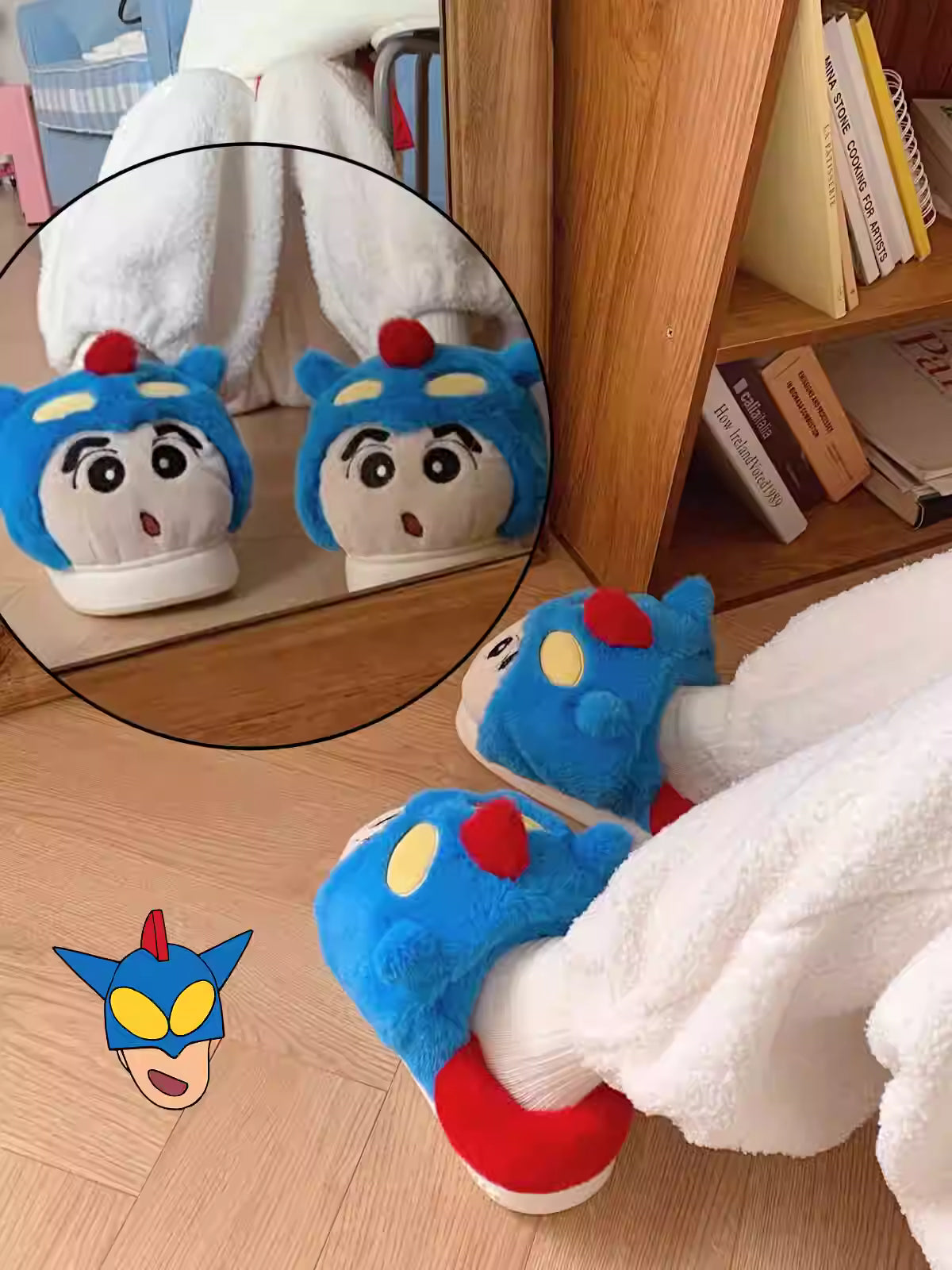 Shinchan Action Kamen slippers