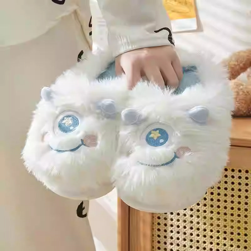 Furry Monster Slippers