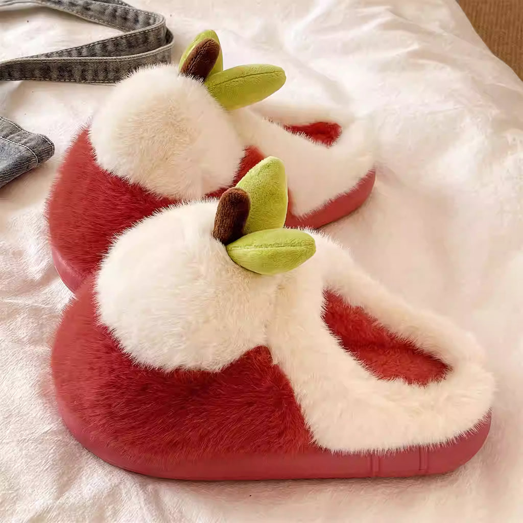 Cute Apple Slippers