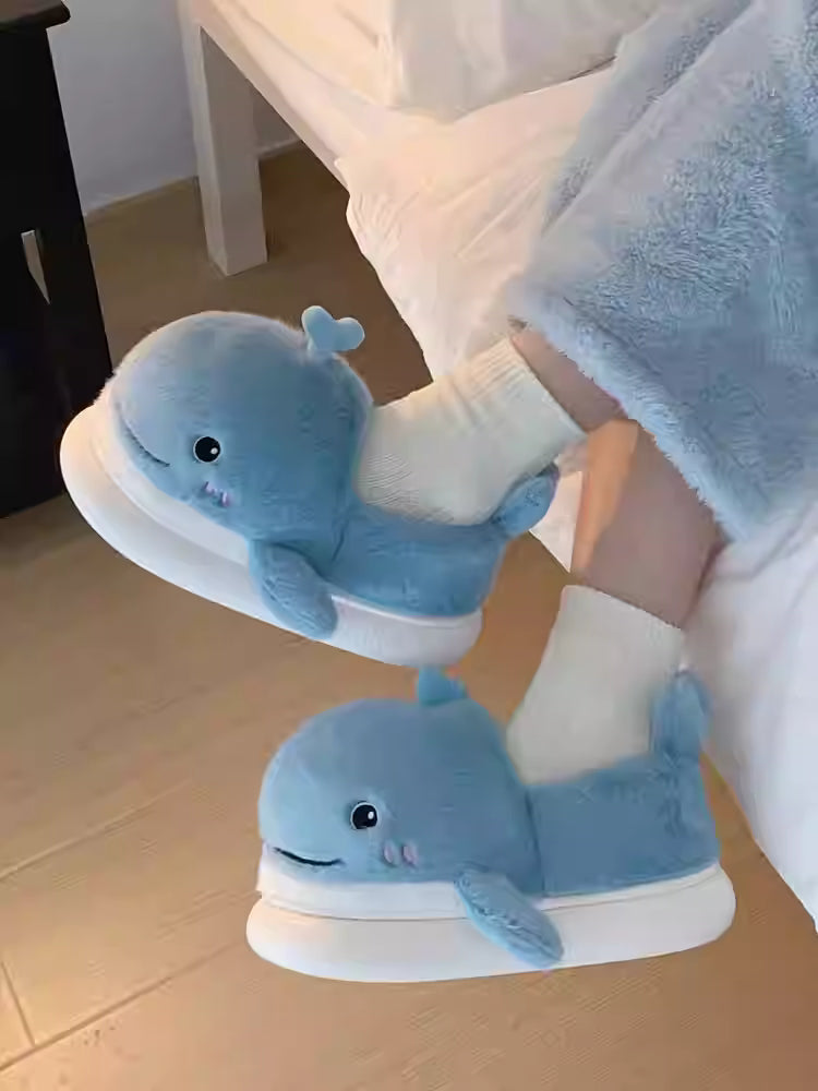 Cute Whale Slippers