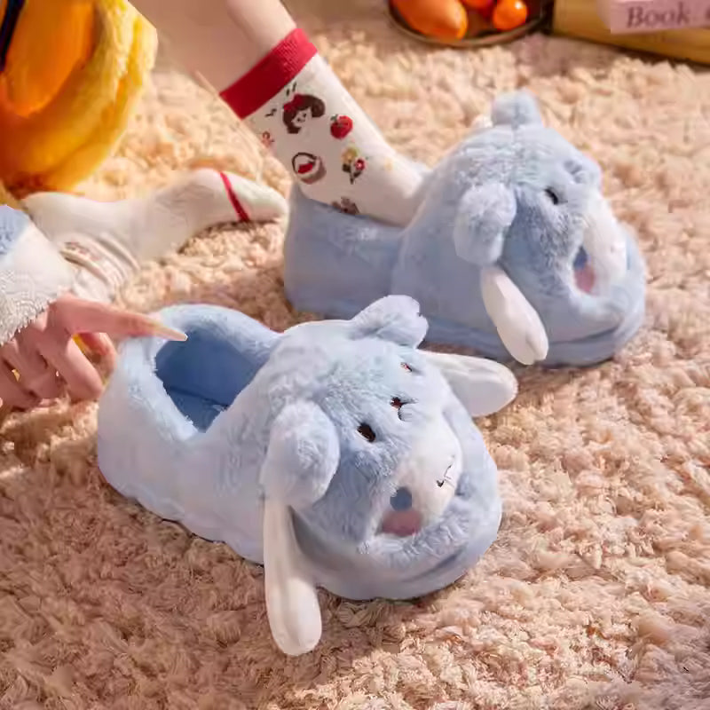 Cinnamon Dog Slippers