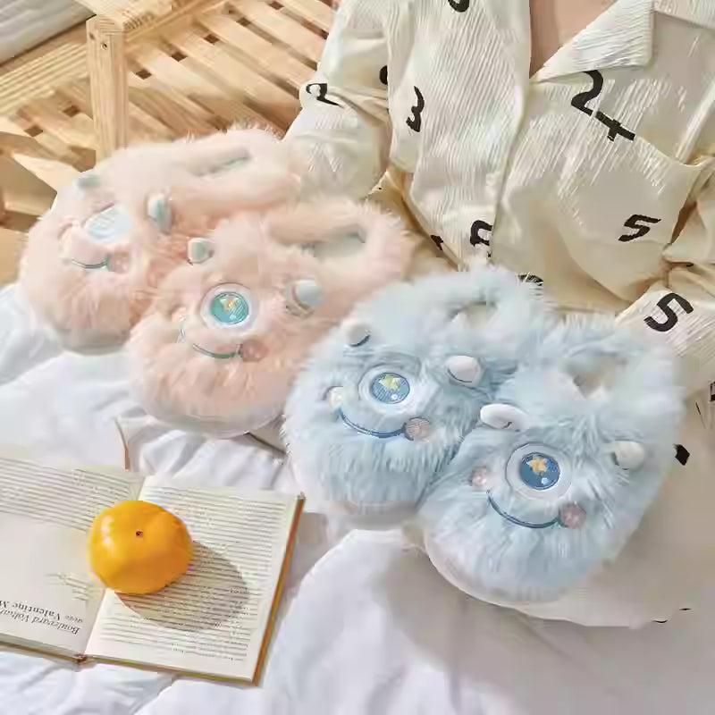 Furry Monster Slippers