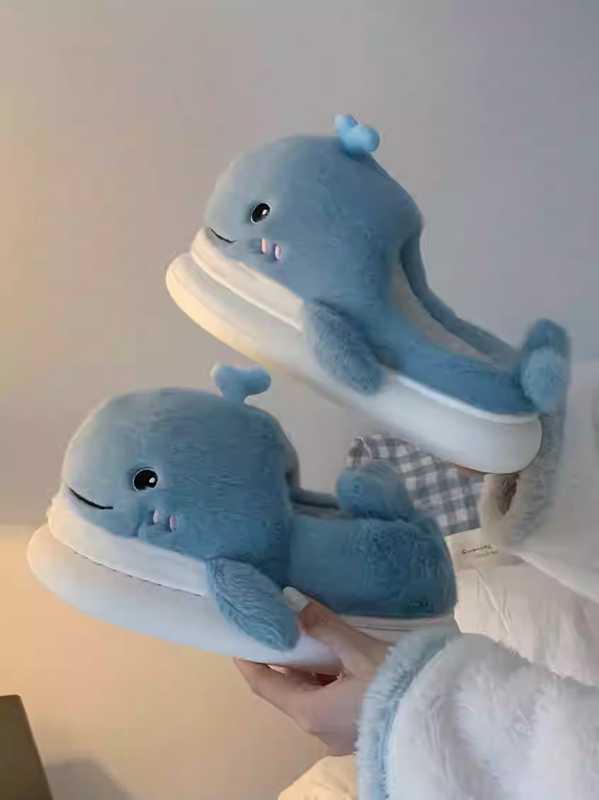 Cute Whale Slippers