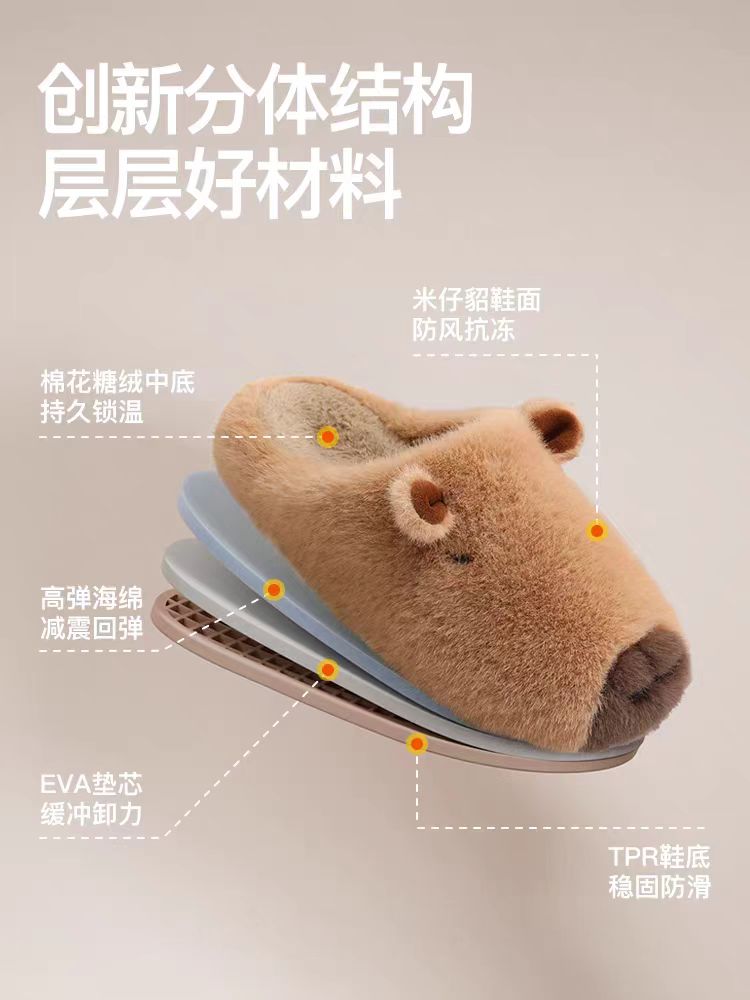 Capybara Slippers