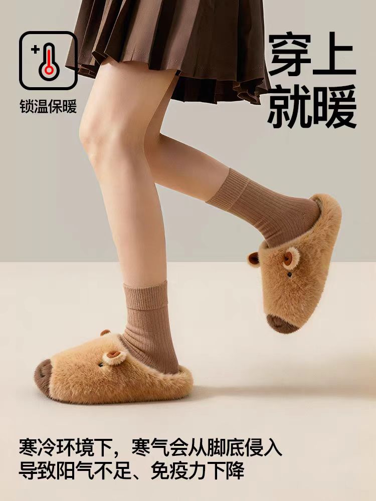 Capybara Slippers